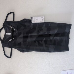 Athleta Momentum Tank Camo Black